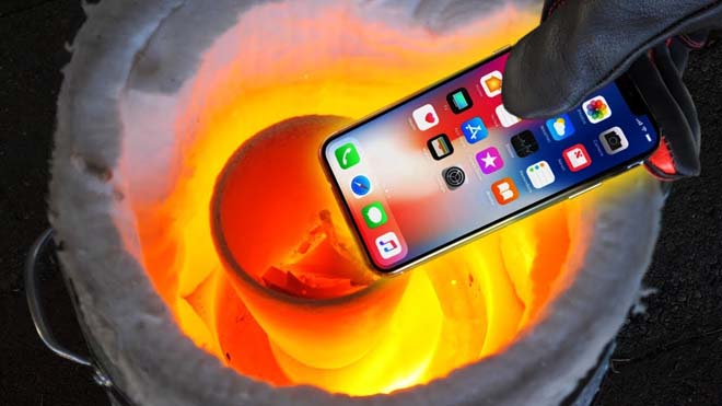 iphone x bị  nóng