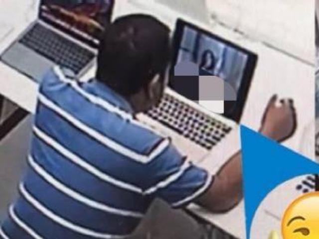 Thái Lan: Vào cửa hàng máy tính, thản nhiên bật phim khiêu dâm xem