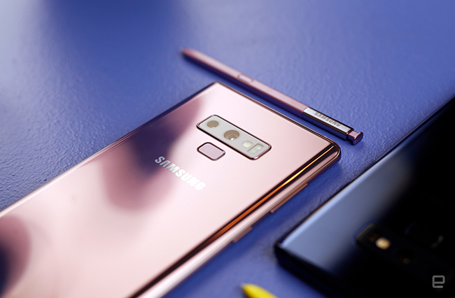 anh thuc te samsung galaxy note9 voi but s pen 