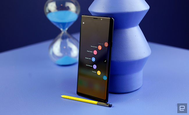 anh thuc te samsung galaxy note9 voi but s pen 