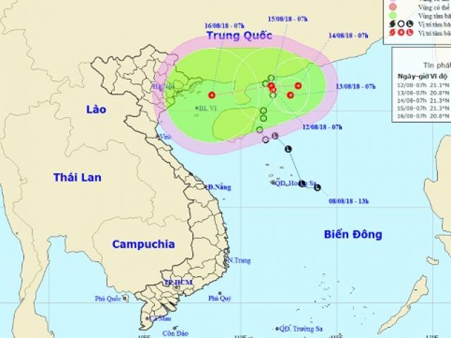 Áp thấp nhiệt đới bất ngờ “bẻ lái”, đường đi hết sức khó lường