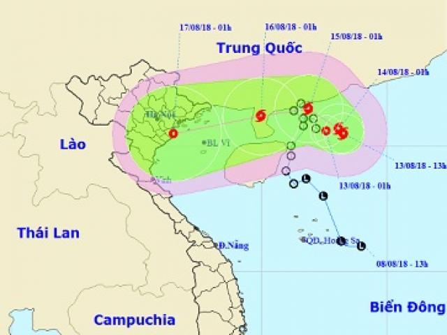 Áp thấp nhiệt đới liên tục đổi hướng, sắp mạnh lên thành bão