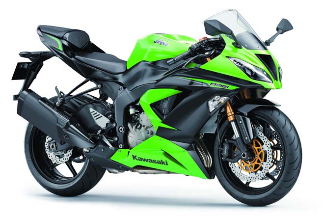 Kawasaki Ninja ZX6R 2019 thêm công nghệ mới giá gần 11000 USD