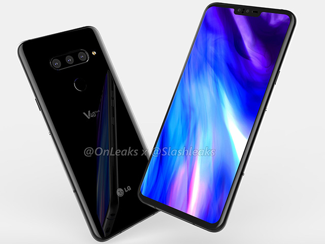 LG V40 đẹp thế này thì iPhone X làm gì có ”cửa”