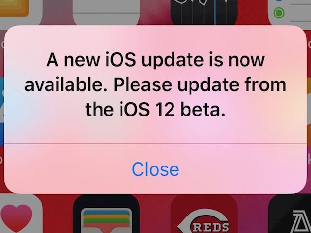 Người dùng Apple ”phát điên” vì iOS 12 beta liên tục nhắc nhở cập nhật phần mềm