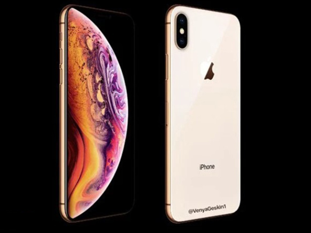 Ý tưởng iPhone XS 6,5 inch đẹp khó cưỡng, có bản màu vàng