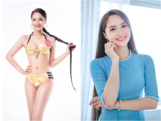 Suối tóc mượt dài 1m4 của thí sinh Hoa hậu Việt Nam