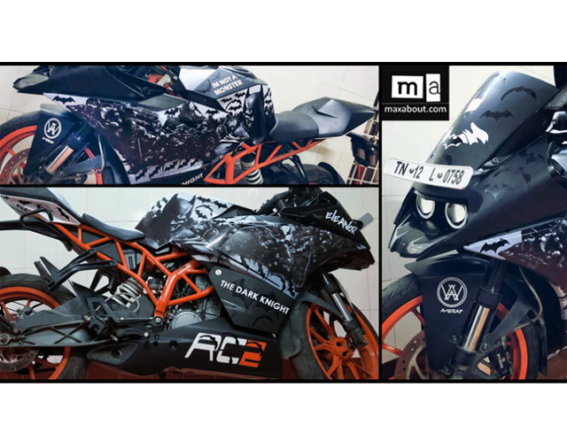 KTM RC 200 Batman Edition: Bản độ cho fan yêu thích ”Người dơi”