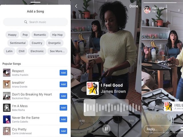 Facebook sắp có tính năng lồng nhạc nền khi đăng ảnh và video