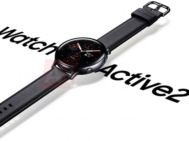 Lộ ảnh Galaxy Watch Active 2 đẹp lịch lãm