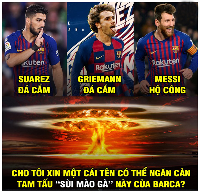 anh che: griezmann den barca 