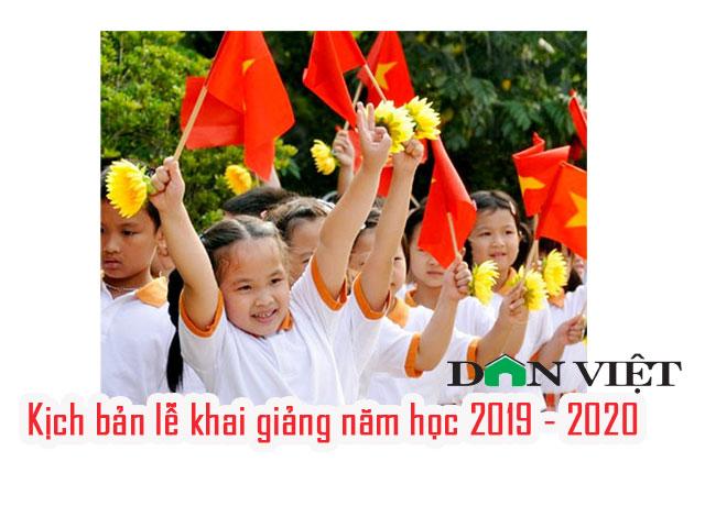 Lịch khai giảng năm học 2019 - 2020, kịch bản khai giảng