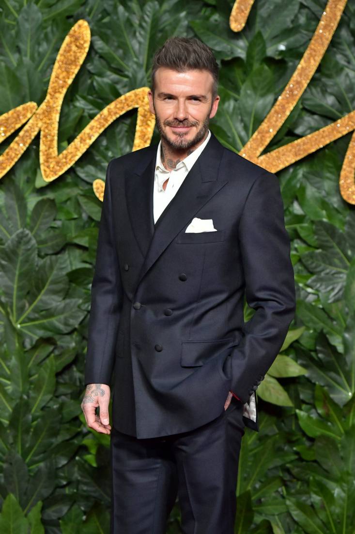 David Beckham mặc suit