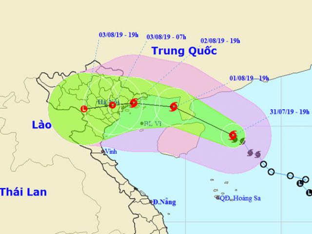 Bão số 3 mạnh thêm, giật cấp 12 hướng vào Quảng Ninh - Nam Định