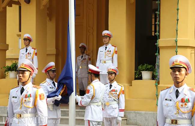 anh: long trong to chuc le thuong co asean tai bo ngoai giao hinh anh 1