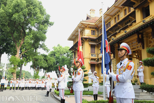 anh: long trong to chuc le thuong co asean tai bo ngoai giao hinh anh 4