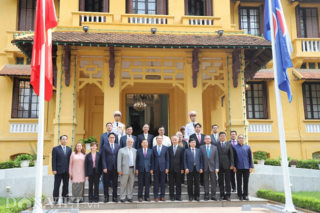 anh: long trong to chuc le thuong co asean tai bo ngoai giao hinh anh 8