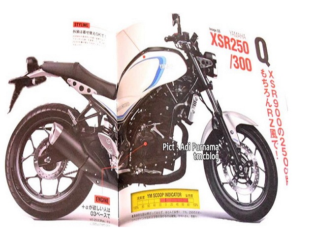 Yamaha phát triển XSR250/XSR300, đối trọng với Honda CB300R?