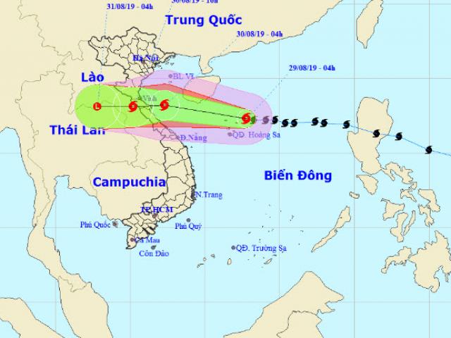 Bão số 4 di chuyển nhanh, gây mưa lớn dịp nghỉ lễ 2/9