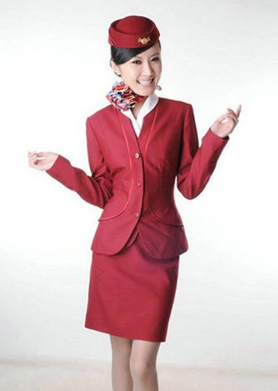 Gorgeous Zhao Yalu is a flight attendant with Shandong Airlines. She became famous because she joined the football babe competition during the 2010 World Cup. Her bright smile warms people like the sun in winter time. As one of the top 10 star flight attendants in China, she appeared on the 2011 calendar of Chinese stewardesses.