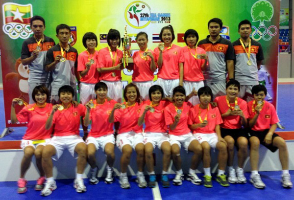 Đội tuyển nữ futsal Việt Nam đã lên ngôi vô địch ĐNÁ 