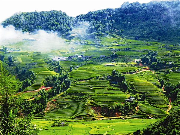 Thung lũng Mai Châu - tỉnh Hòa Bình.
