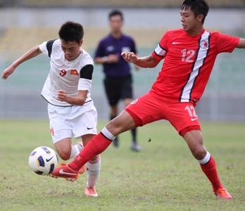 Văn Toàn (trái) sẽ tỏa sáng trong lối chơi tấn công đẹp mắt của U19 Việt Nam trước U19 Australia? Ảnh: Đồng Đức