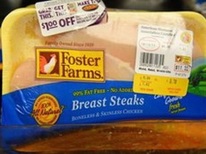 Sản phẩm thịt gà sống của trang trại Foster. 
