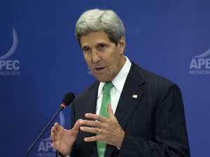 Ngoại trưởng Mỹ John Kerry. (Nguồn: AFP/TTXVN) 