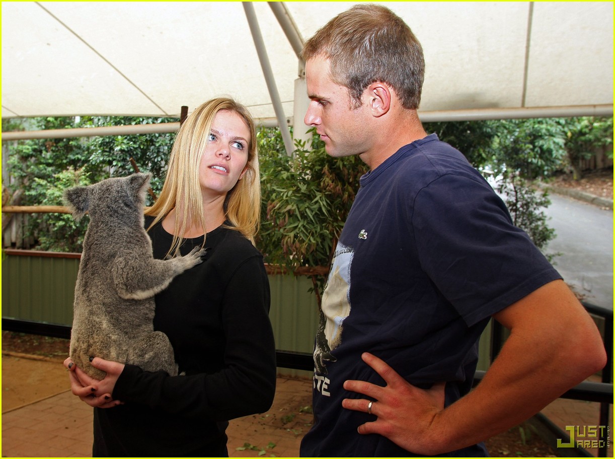 Roddick và cô vợ Brooklyn.