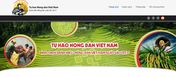 Trang chủ Website http://nhanong.danviet.vn