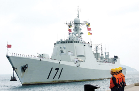 Tàu khu trục 171 “Hải Khẩu” lớp 052C của Trung Quốc