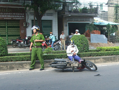 Hiện trường vụ tai nạn sáng 29.10.