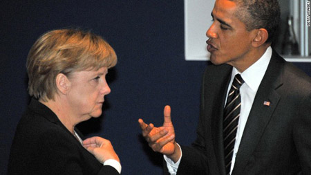 Tổng thống Mỹ Obama từng trả lời Thủ tướng Đức rằng  ông không hề hay biết NSA đã nghe lén điện thoại của bà. CNN