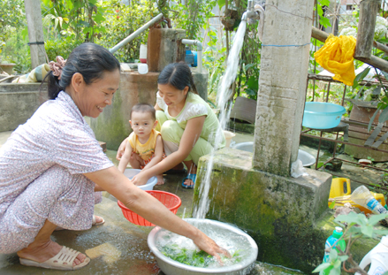 Người dân các thị trấn nhỏ của Việt Nam thêm cơ hội sử dụng nước sạch (Ảnh minh họa)