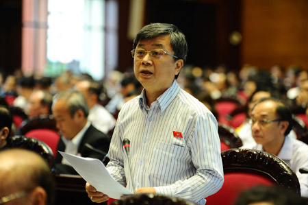 Đại biểu Trương Trọng Nghĩa phát biểu thảo luận ngày 5.11