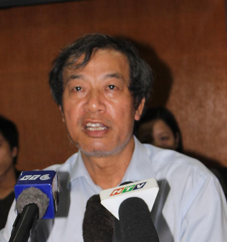 Ông Bùi Minh Tăng, Giám đốc Trung tâm dự báo khí tượng thủy văn T.Ư
