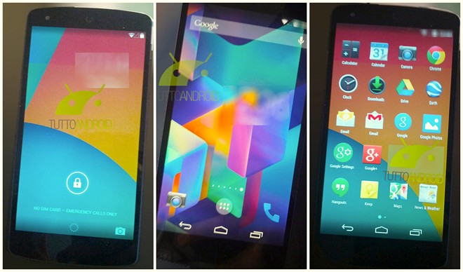 Nexus 5 là smartphone đầu tiên chạy KitKat.