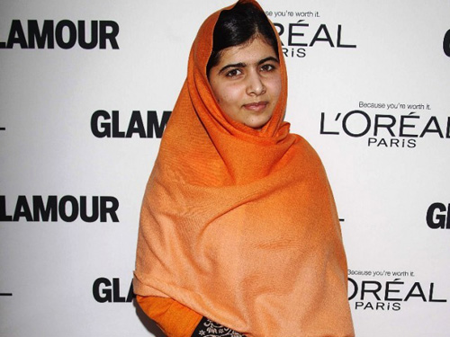 Malala Yousafzai được Glamour tôn vinh là 'Người hùng của nữ giới' trong năm 2013