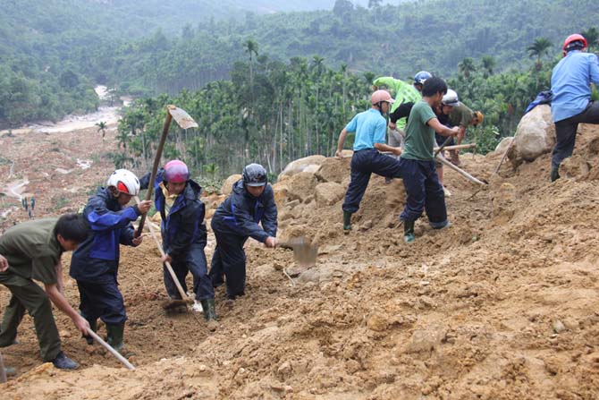 Đào bới tìm kiếm.