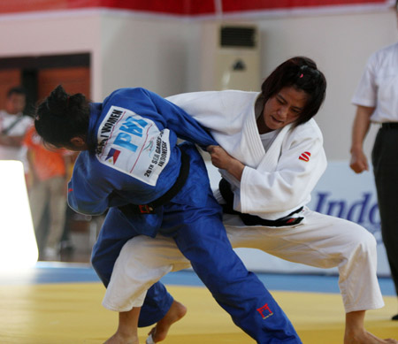 “Nữ hoàng judo” Văn Ngọc Tú được kỳ vọng giành HCV SEA Games 2013.