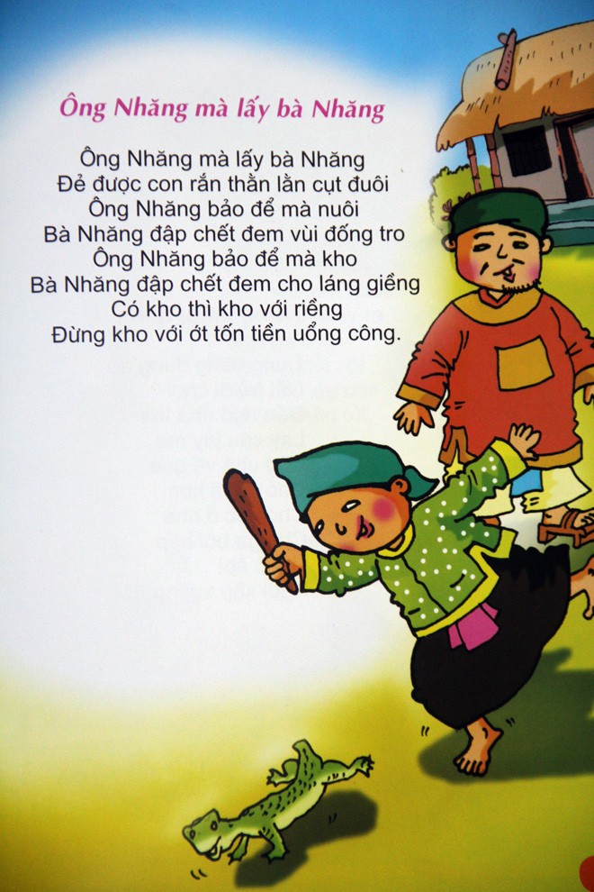 Sốc với ngôn ngữ của bài đồng dao bạo lực này.