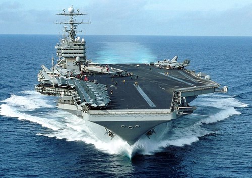 Tàu sân bay hạt nhân khổng lồ của Mỹ USS George Washington.