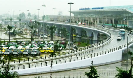 Khu vực ga quốc tế của Sân bay Tân Sơn Nhất, nơi diễn cuộc diễn tập chống khủng bố sáng 30.11.