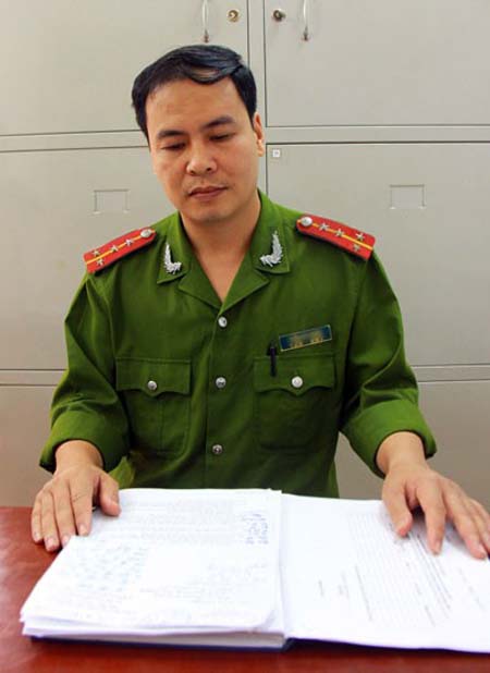 Đại úy Lê Trung Hà.