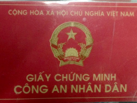 Giấy CMT được Hải làm giả. 