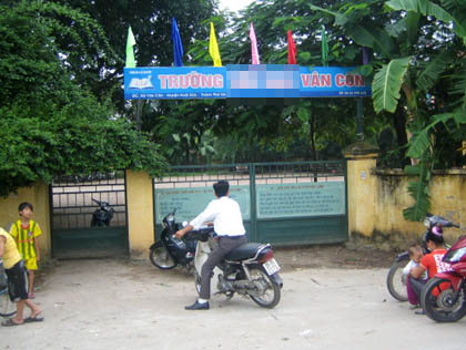 Một ngôi trường ở Vân Côn. 