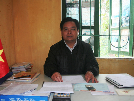 Ông Đinh Công Đại, Chủ tịch UBND xã Mường Lý.