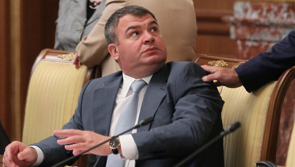 Serdyukov thời còn là bộ trưởng