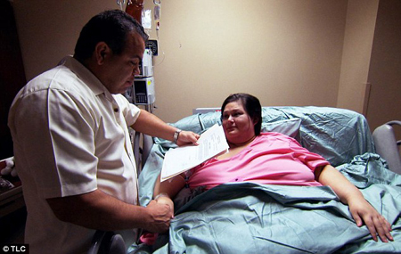 Rosales ở bệnh viện.